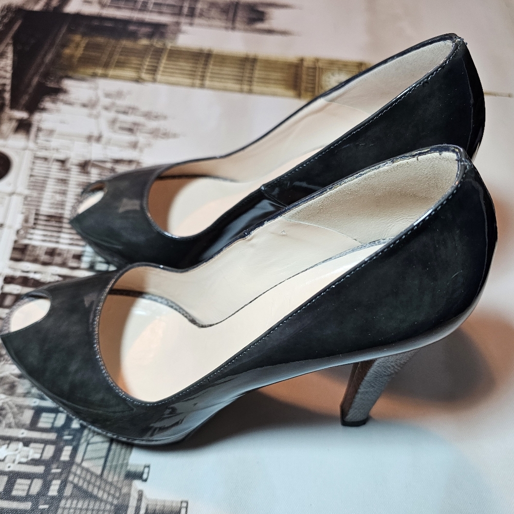 Katia Lombardi Vero cuoio Made in Italy grey women heel's Euro size 38.5 US 8.5